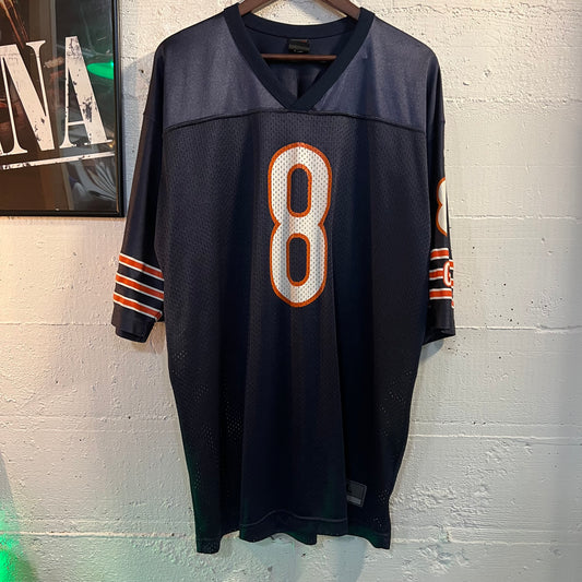 Vintage '99-'00 Chicago Bears 'Cade McNown' NFL Football Jersey #8 - Size Large - Navy/Orange