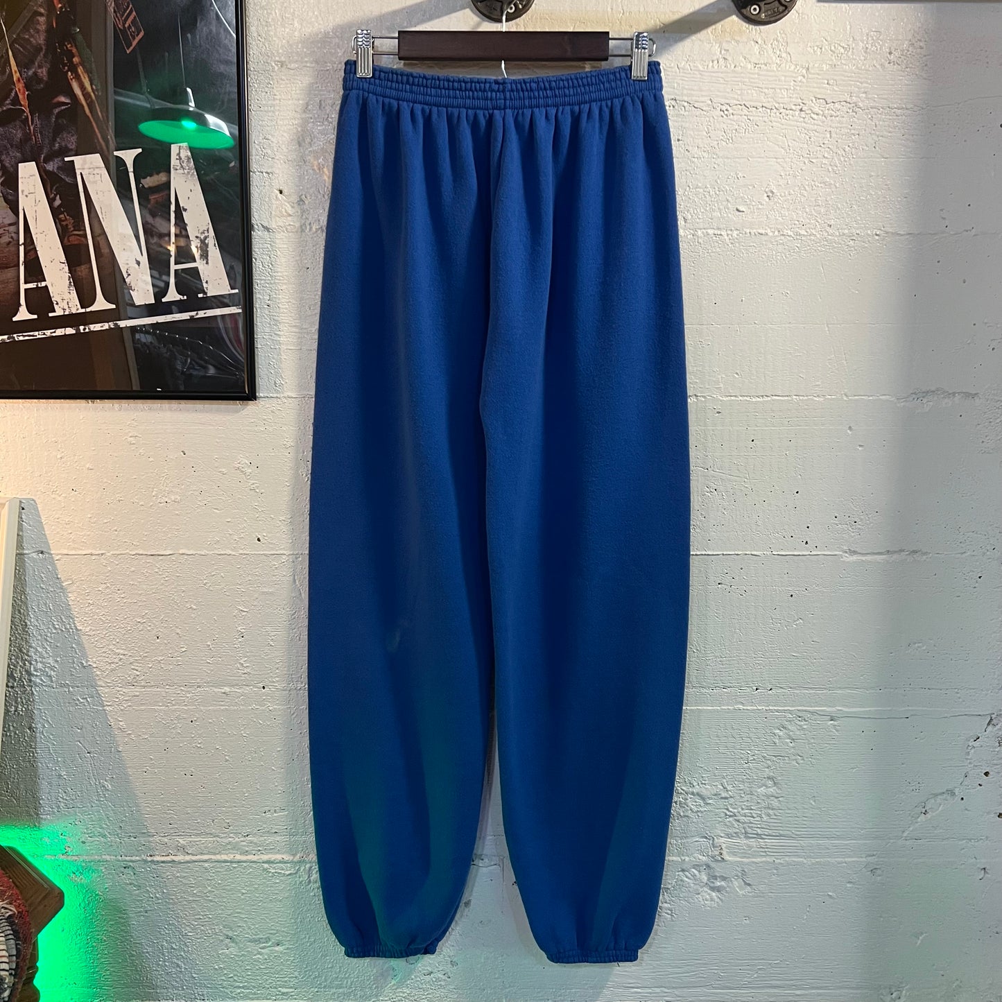 Vintage Ultra Fleece 350 By Tultex Sweatpants - Size Large - Made In USA - Royal Blue