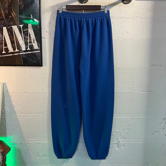 Vintage Ultra Fleece 350 By Tultex Sweatpants - Size Large - Made In USA - Royal Blue