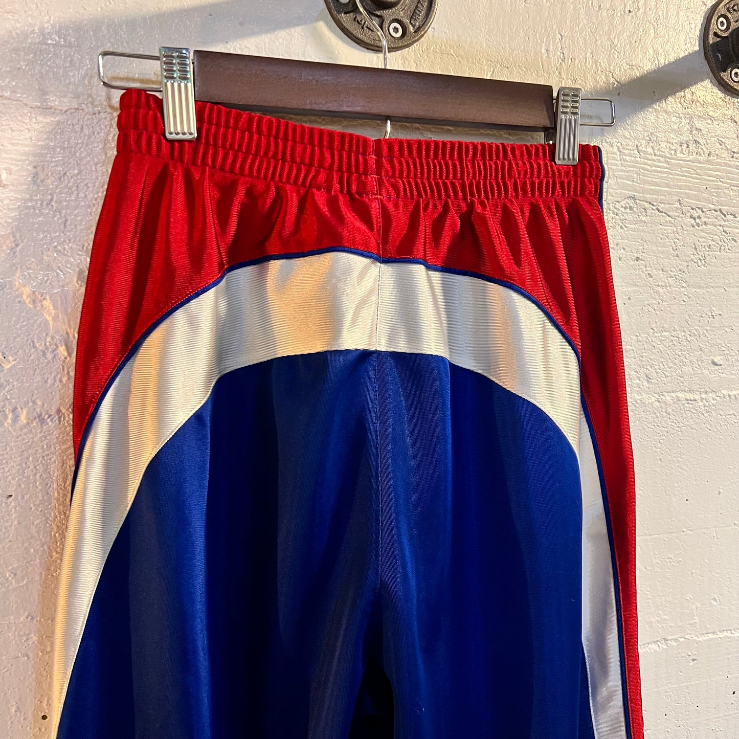 Vintage 2005 Adidas Striped Track Pants - Size 26"-28" - Red/White/Blue