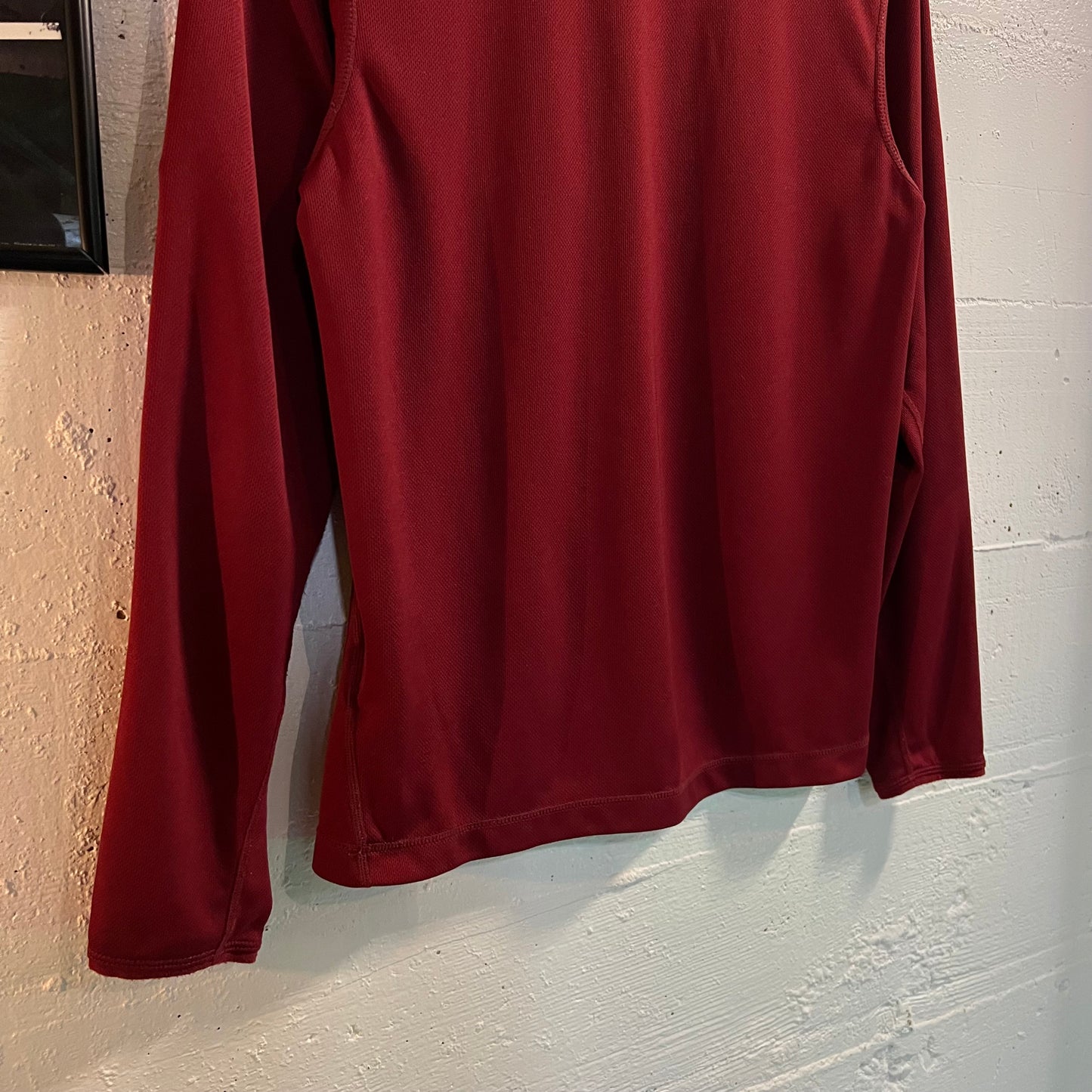 Nike ACG 1 Base Layer Quarter Zip Pullover Athletic Long Sleeve Shirt - Size Small - Maroon