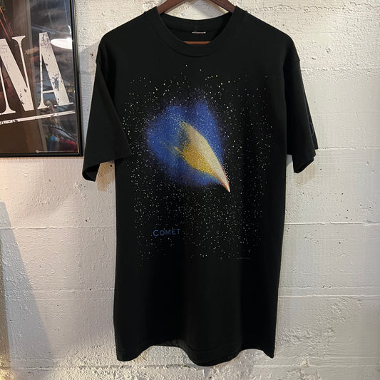 Vintage 1996 OMSI ‘Comets On Tour’ Single Stitch T-Shirt - Size Large - Black/Multicolor
