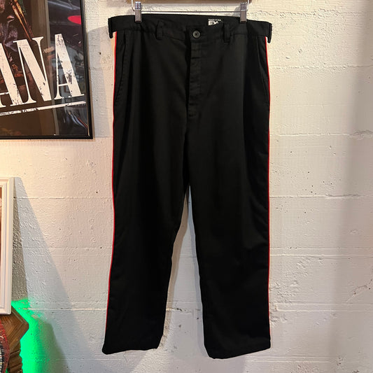 Vintage 90's Embroidered Budweiser Racing Pants - Size 36x28 - Made In USA - Black/Red/White