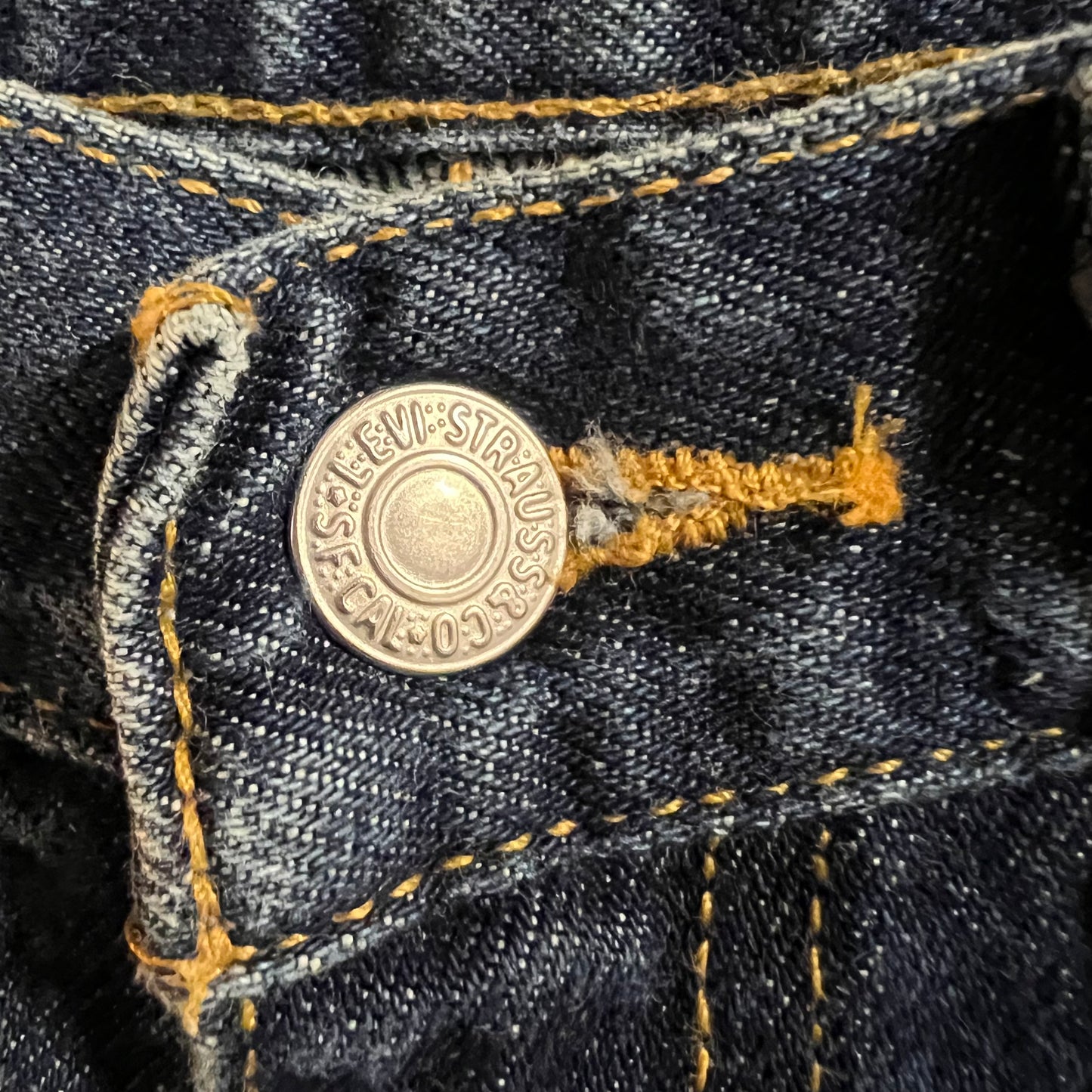 Vintage 90's Levi's 517 Boot Cut Dark Wash Denim Jeans - 30" x 32" - Made In USA - Dark Wash Indigo