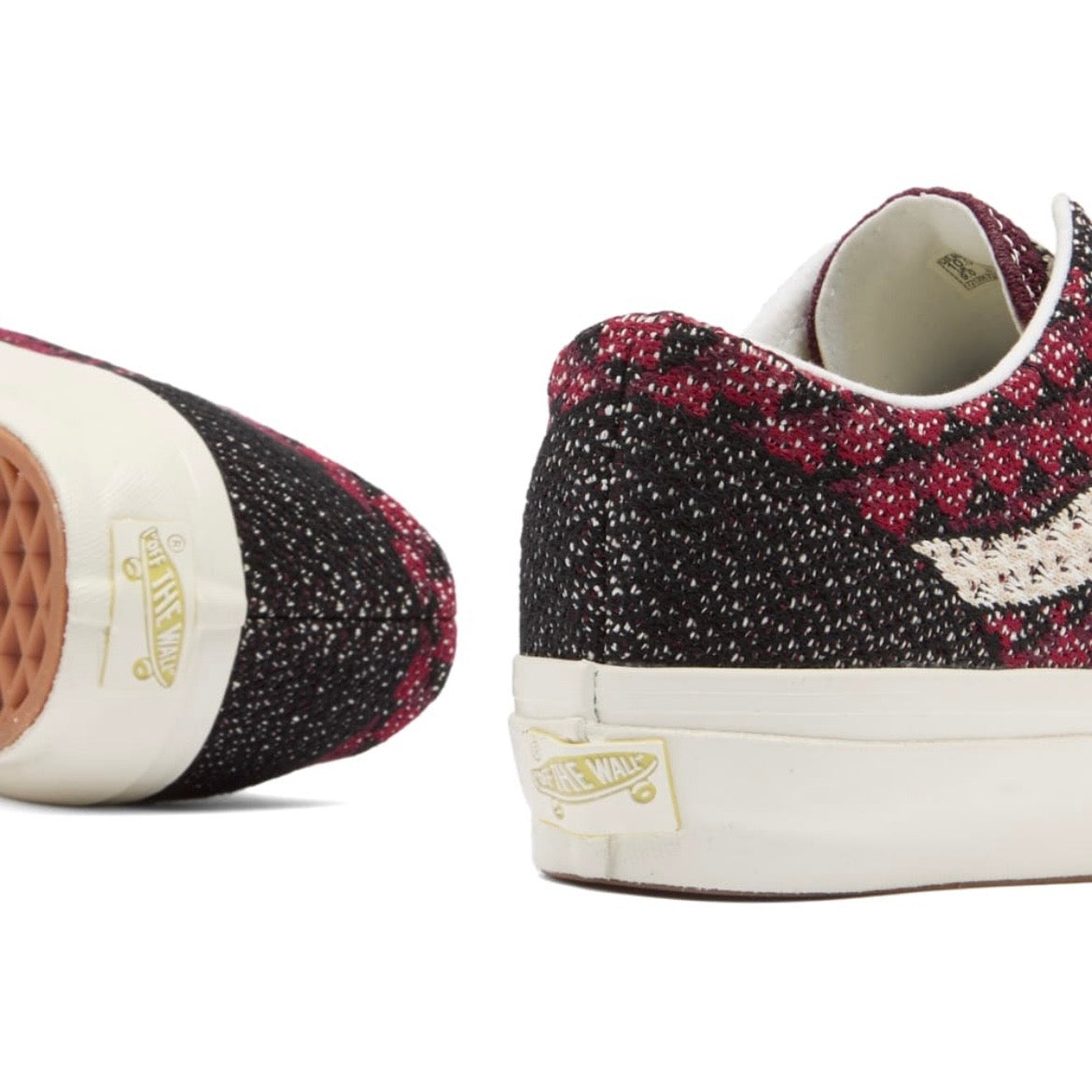 *New* Vans Lx Old Skool 36 Ek Sneaker - Size 9.5M/11W - Geo Check Bordeaux - VN000EFKBRD