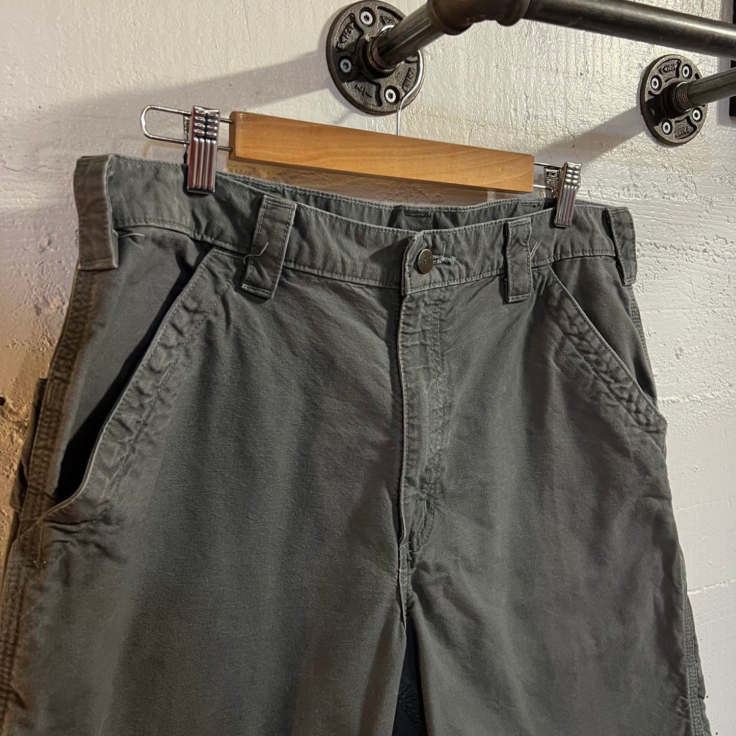 Carhartt Ripstop Canvas Carpenter Shorts - Size 33" x 10" - B147-FAT