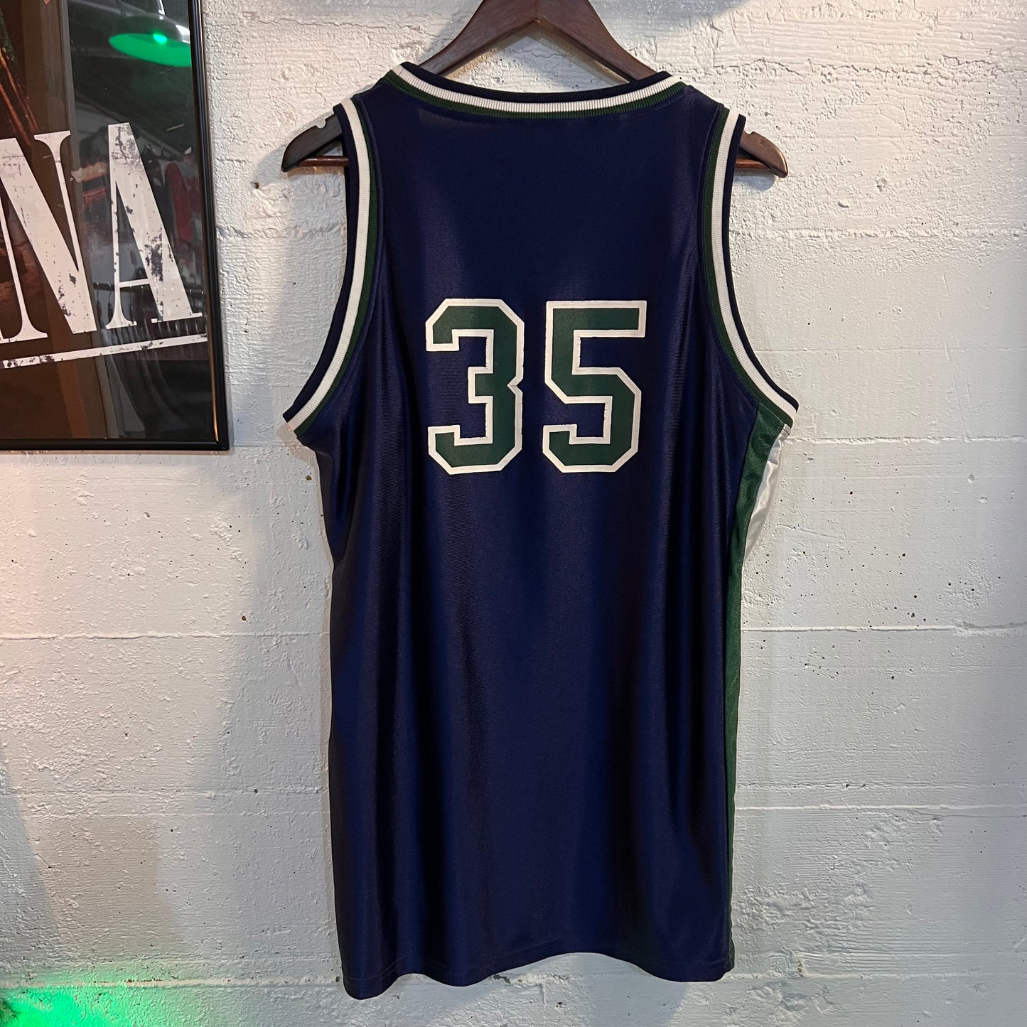 Vintage 90's Timberwolves #35 Basketball Jersey - Size Medium - Made In USA