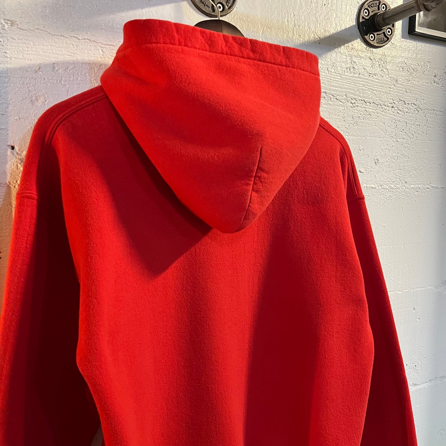 Vintage Western Oregon University Wolves Hoodie Sweatshirt - Size Medium - Red