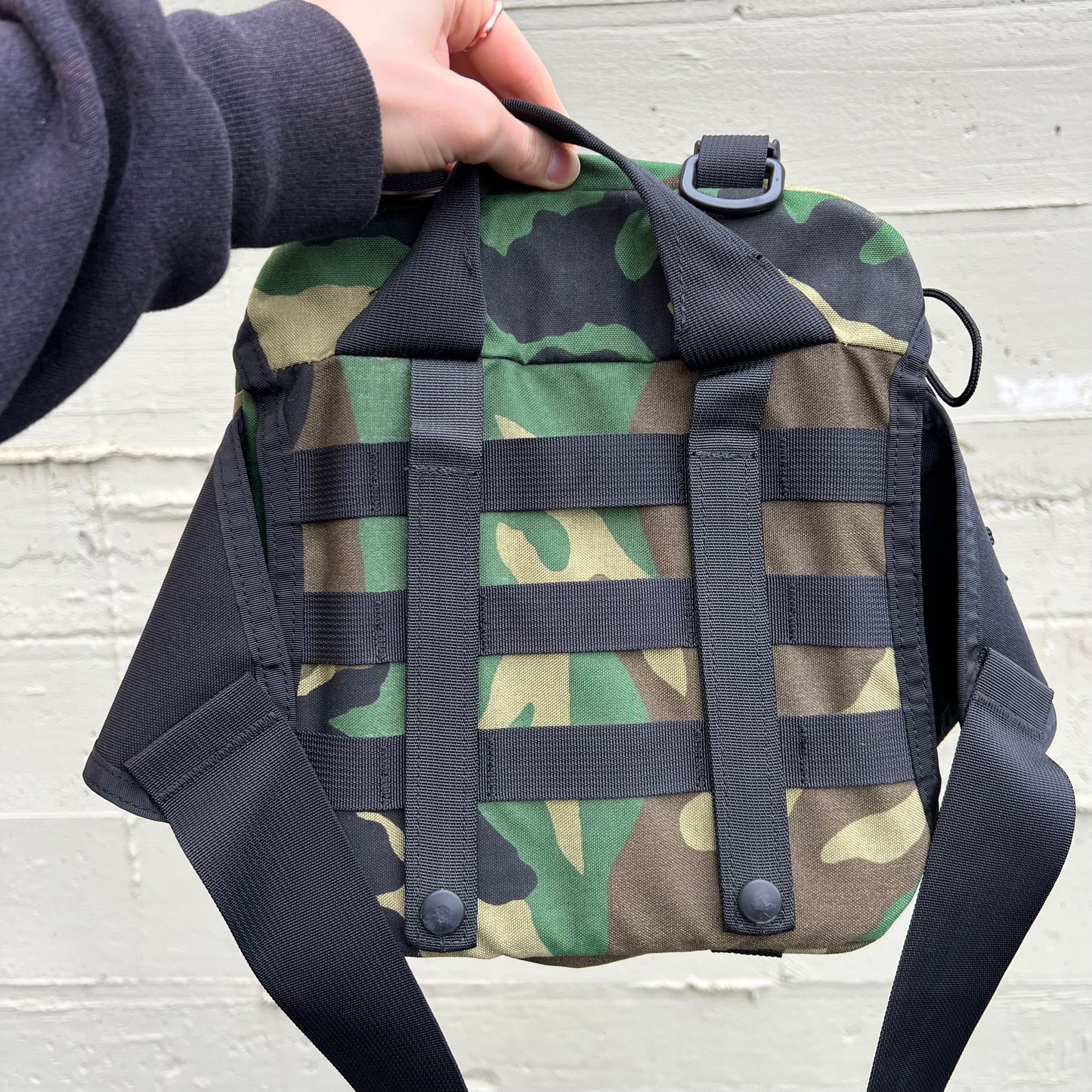 Vintage U.S. Military Socom Gregory Spear UM21 Woodland Camo Butt Pack - O/S - Made In USA