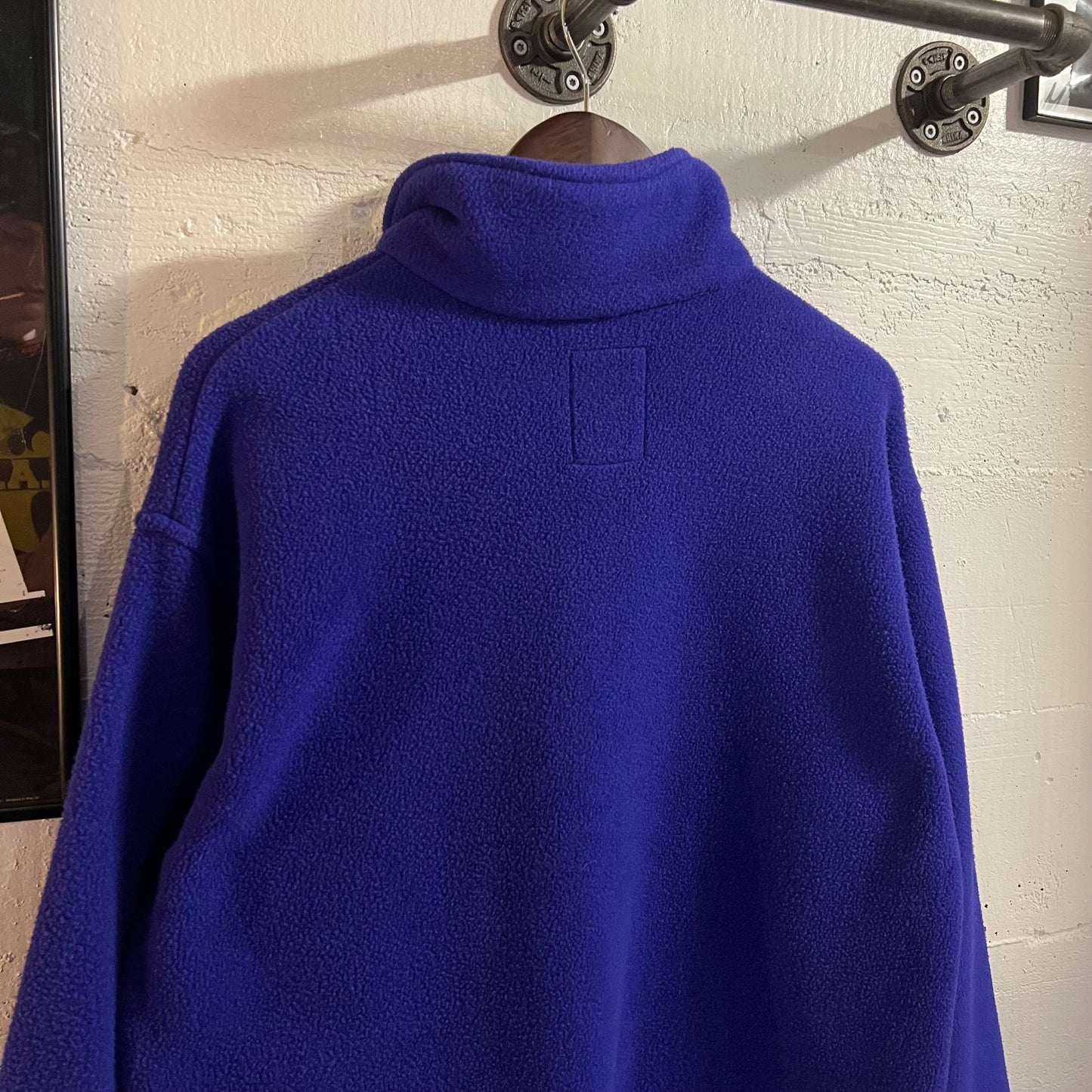 Vintage 80’s Serac Skiing Quarter Zip Pull Over Fleece Jacket - Size Medium - Made In USA - Purple