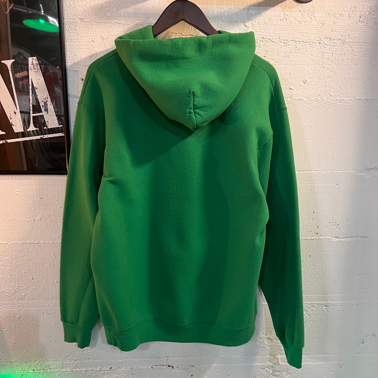 Vintage 90's North Gallia Pirates Hoodie Sweatshirt - Size Large - Kelly-Green/White/Black