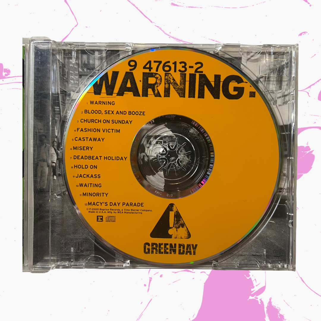 Vintage 2000 Green Day 'Warning:' CD