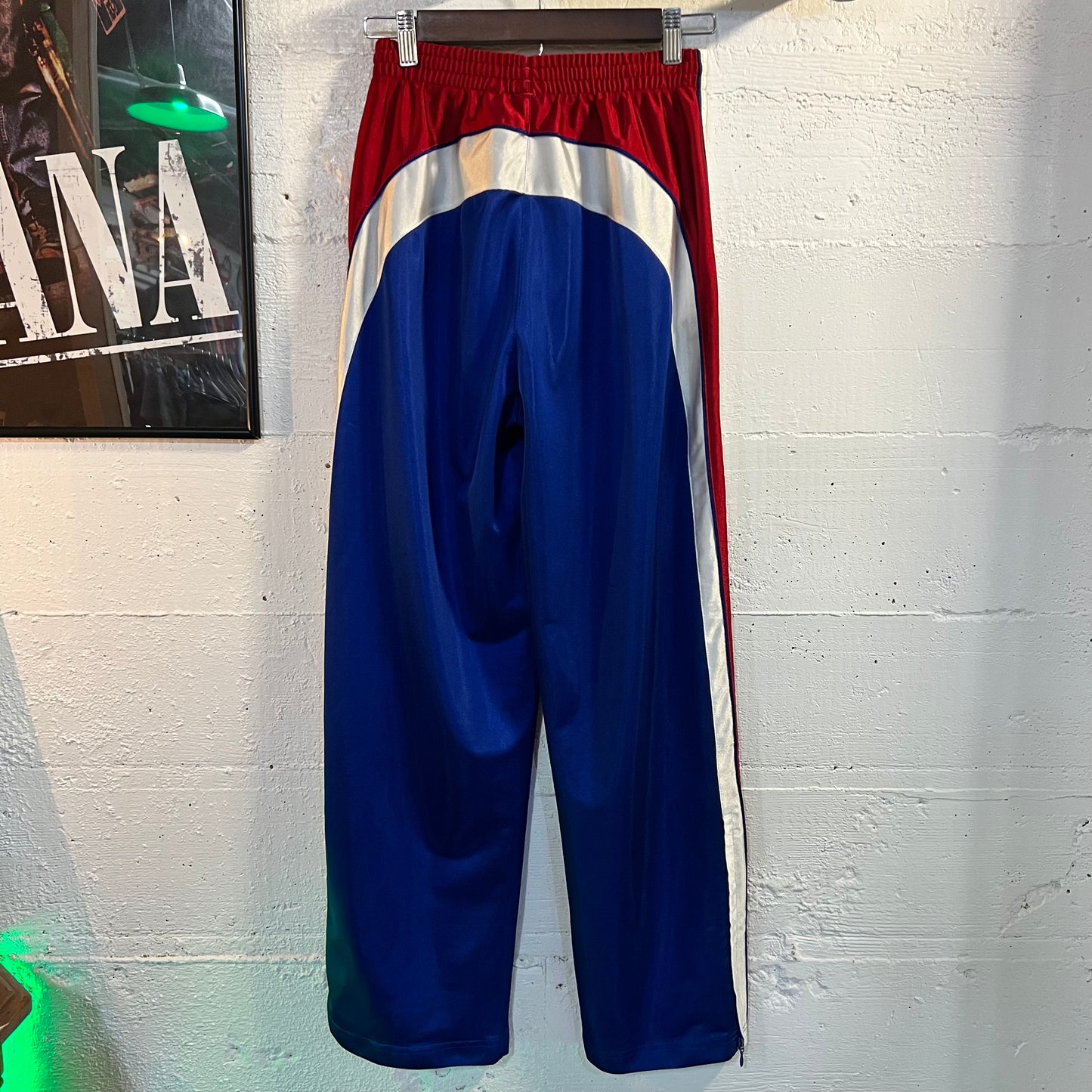 Vintage 2005 Adidas Striped Track Pants - Size 26"-28" - Red/White/Blue