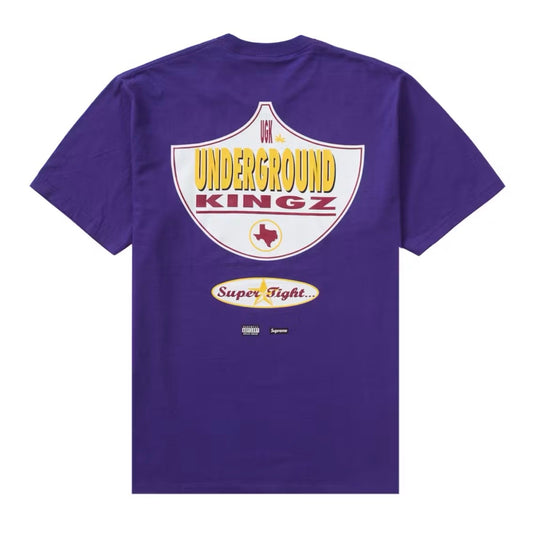 *New* Supreme x UGK 'Super Tight' T-Shirt (SS24)   - Size XL - Purple - Made In USA - 100% Cotton