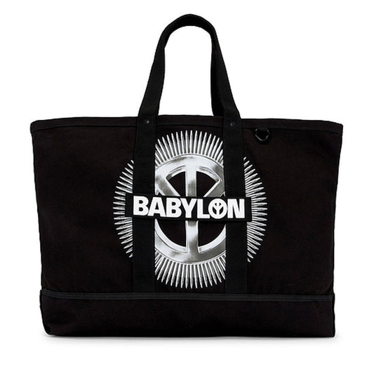 *New* Babylon Bullet Canvas Tote Bag - O/S - Black