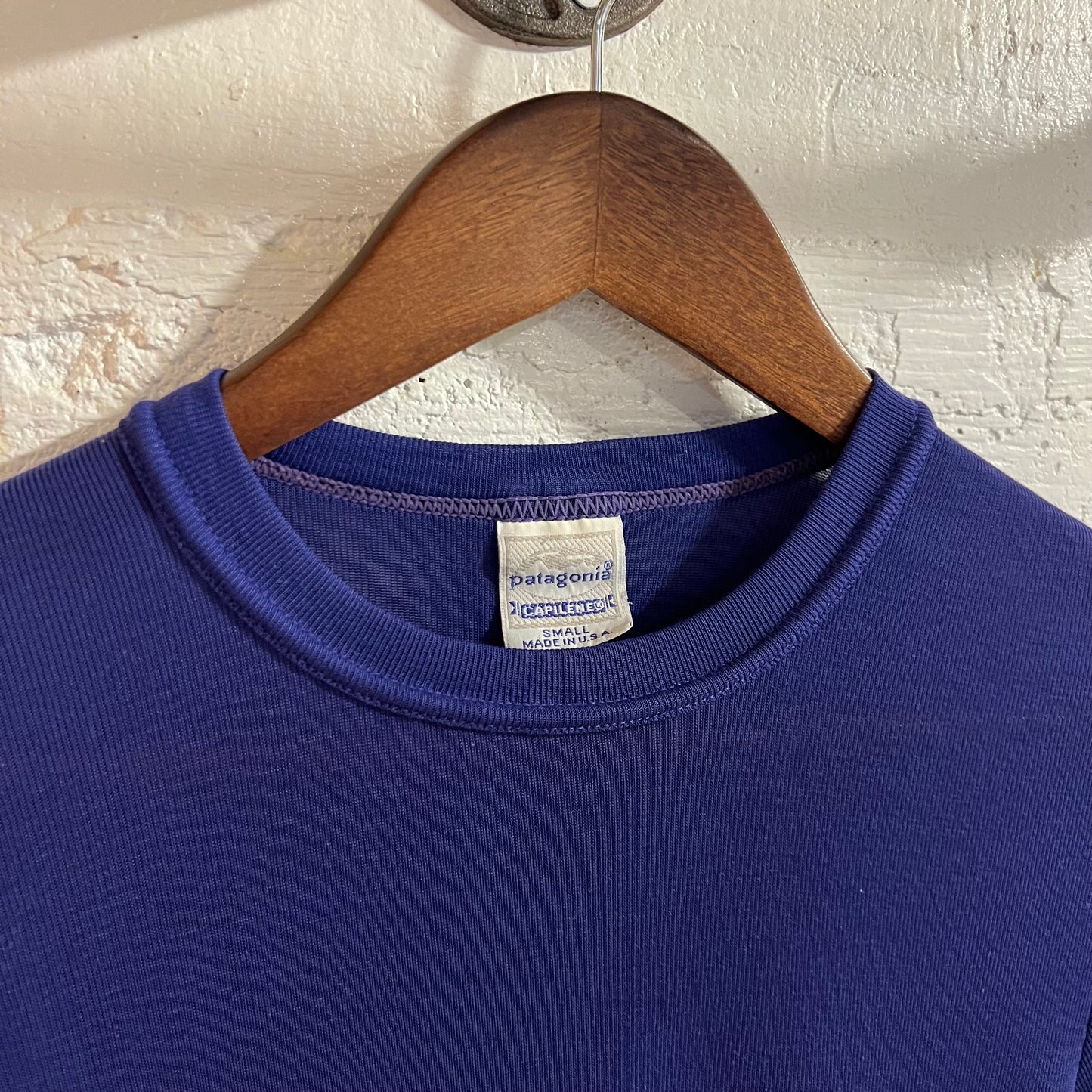 Vintage 90’s Patagonia Capilene Base Layer Long Sleeve Thermal Shirt - Size Small - Made In USA - Purple