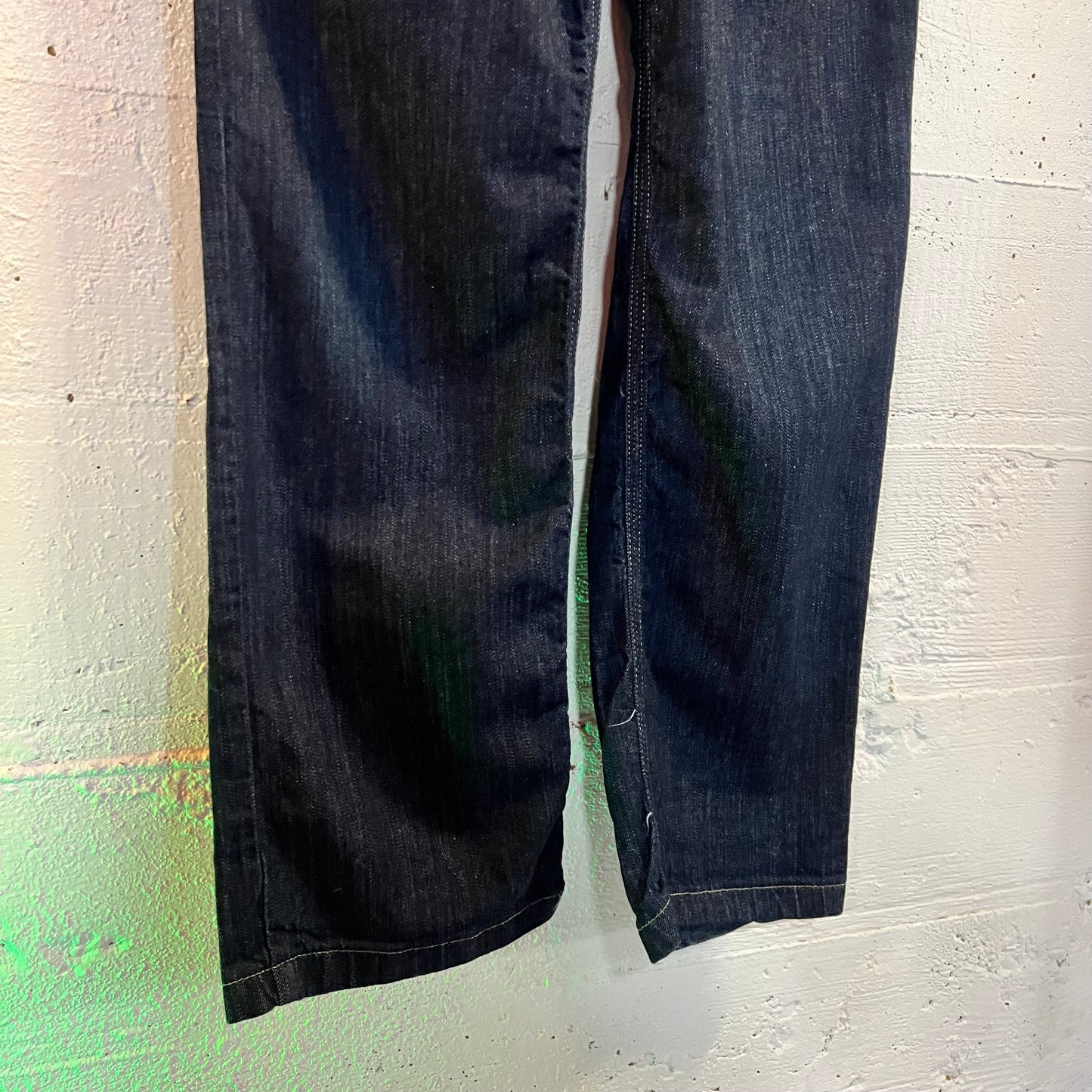 Atlas 46 Raw Denim Whittemore Work Jeans - Size 32" x 30" - Navy/Indigo - Made In USA