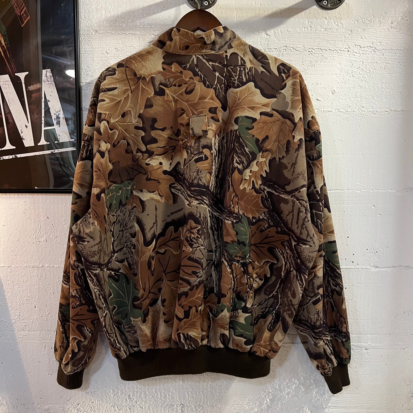 Vintage 90’s Cabela’s Advantage Classic Camo Zip Up Bomber Jacket - Size XL - Made In Canada - Earth Toned