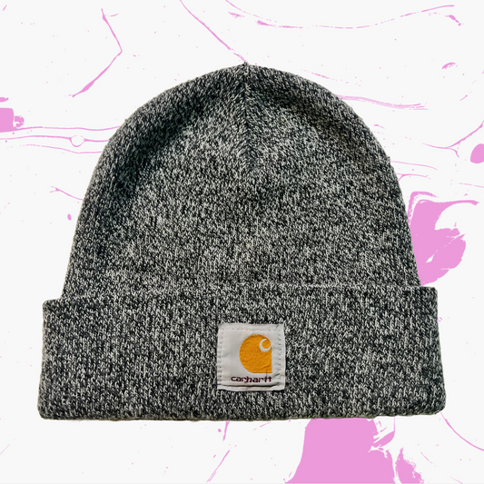 Carhartt Knitted Beanie - One Size Fits All - Heather Grey/Black