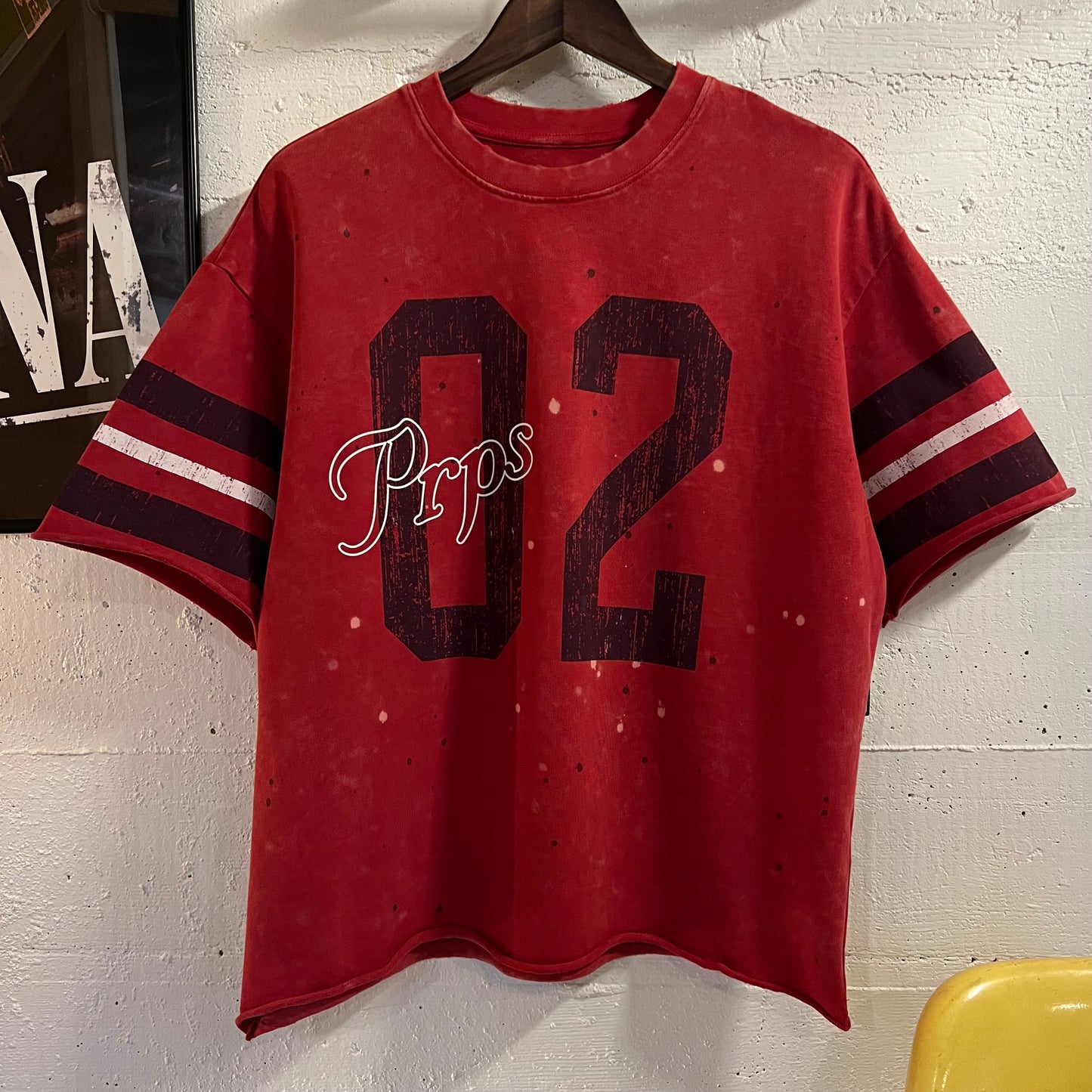 *New* Prps Goods & Co Kumamoto Oversized Jersey T-Shirt - Size Small - Red