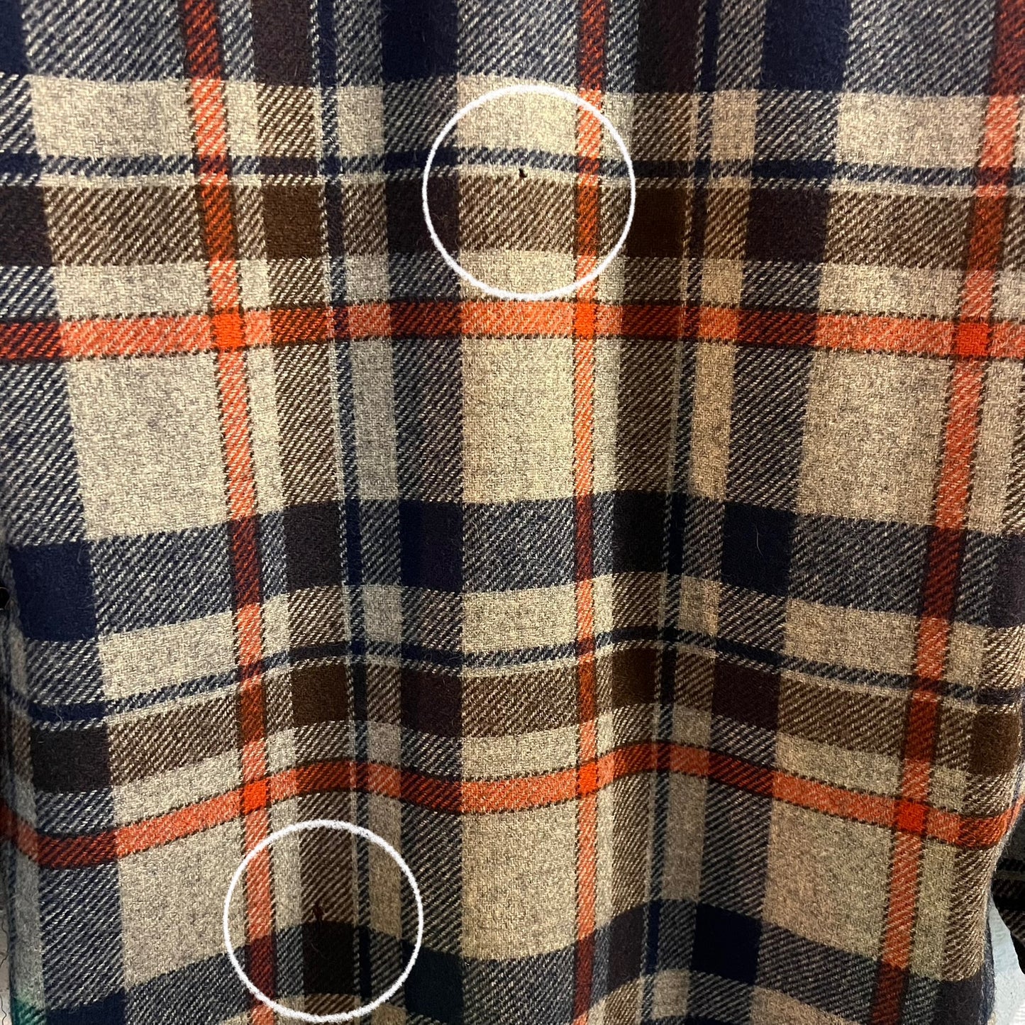 Vintage 1960's/70's Pendleton Wool Plaid Mackinaw Cruiser Jacket - Size Small - Made In USA - 100% Virgin Wool