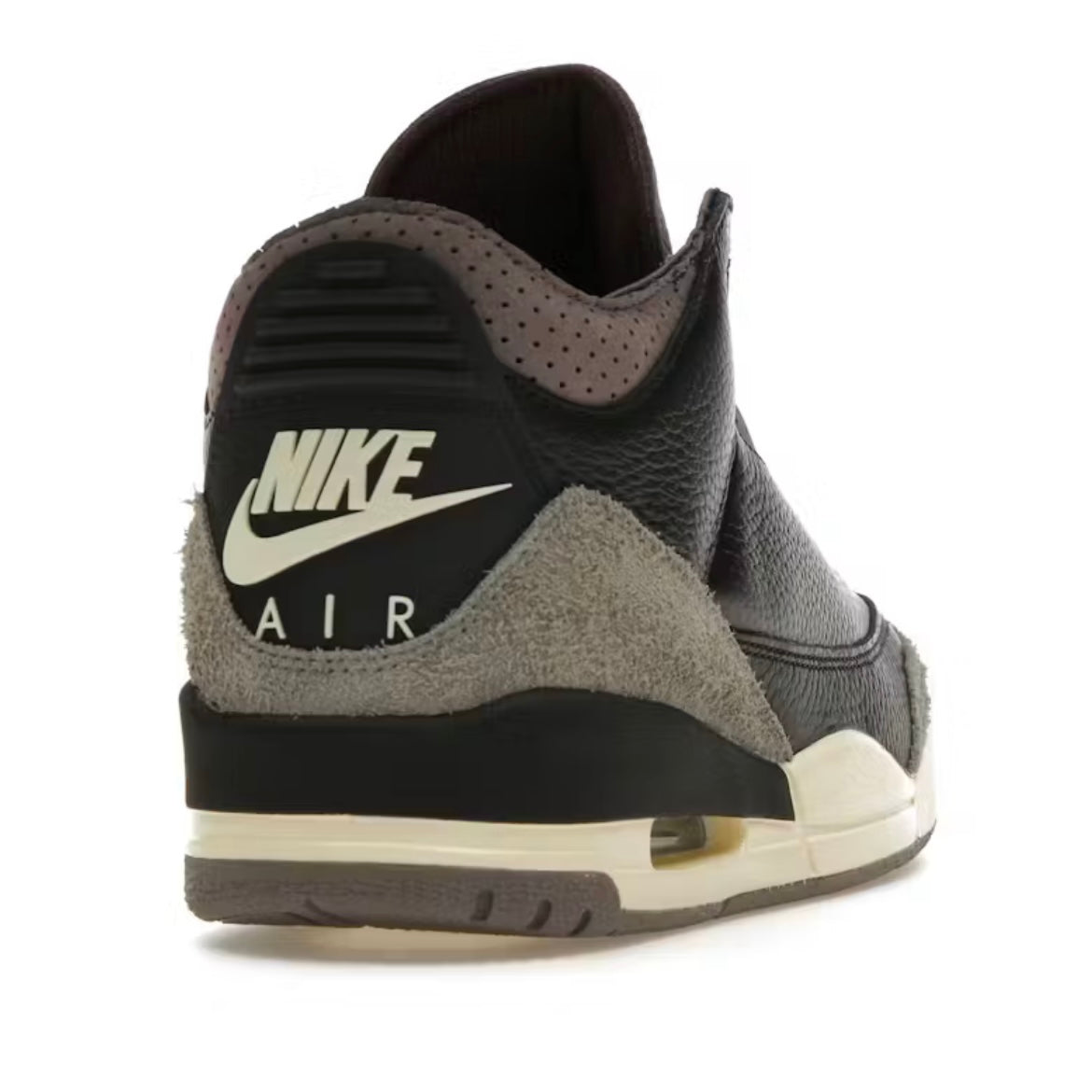 A Ma Maniére x Air Jordan 3 Retro OG SP 'While Your Were Sleeping' - Size 9.5M/11W - Black/Black-Flat Pewter