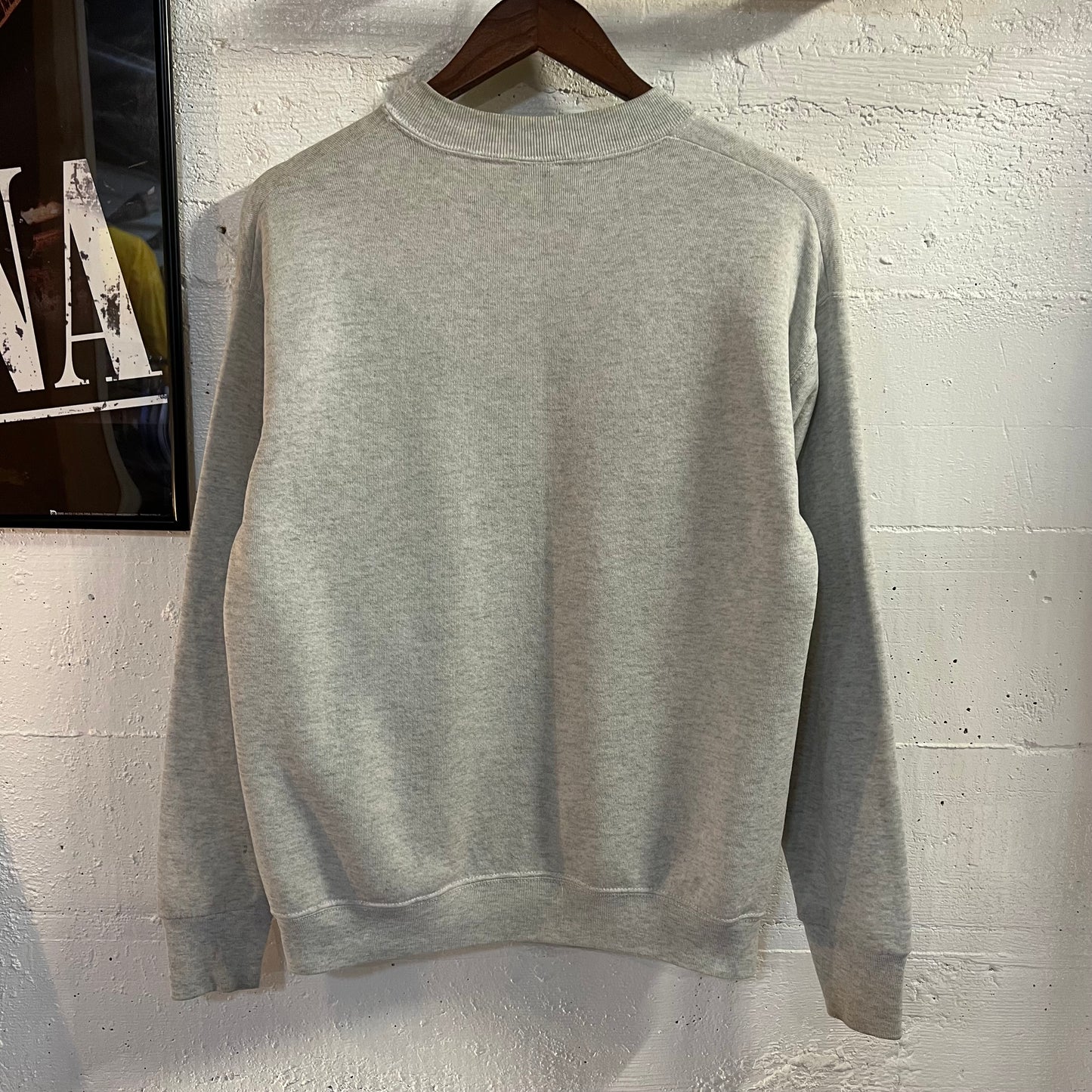 Vintage 90's Face Offs By Freeze NY Graphic Crewneck Sweatshirt - Size Medium - Heather Grey