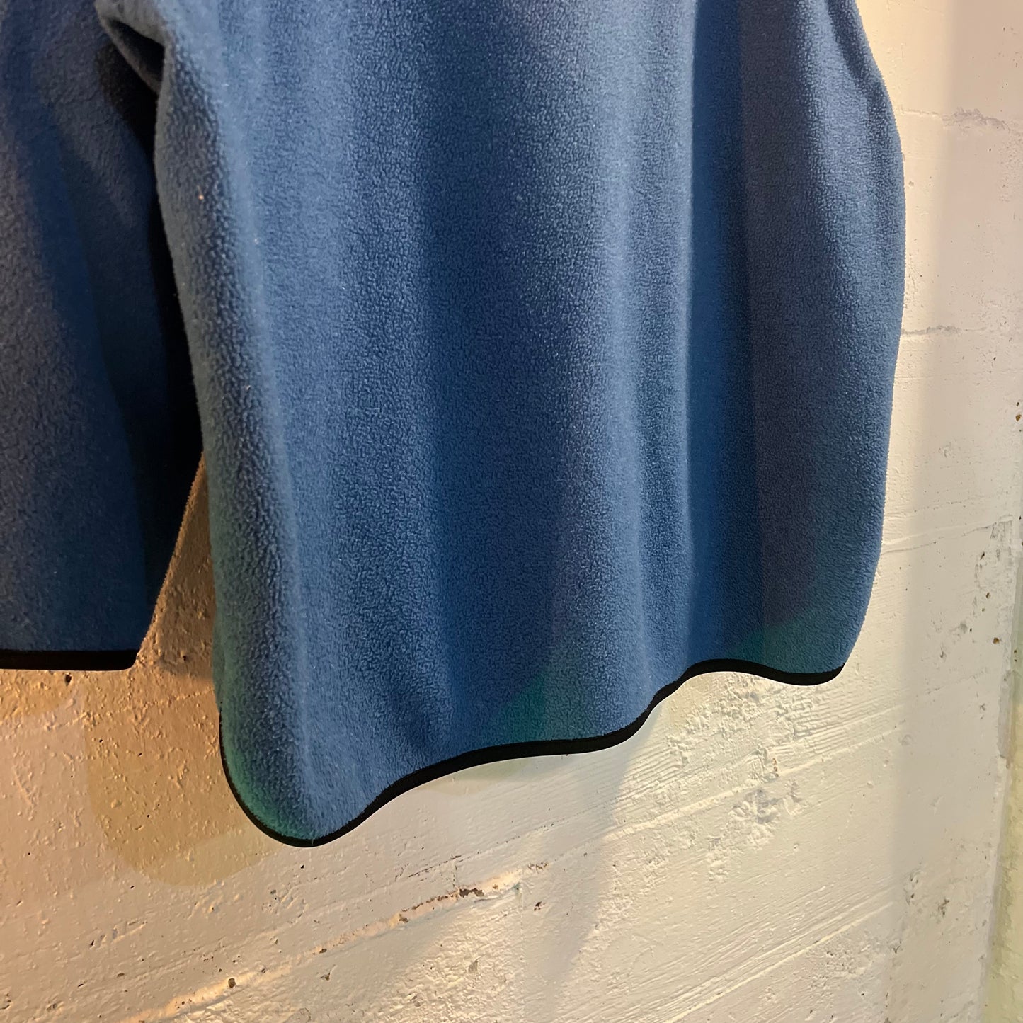Vintage 90's/00's Eddie Bauer Pullover Quarter Zip Fleece Jacket - Size Large - Sky Blue