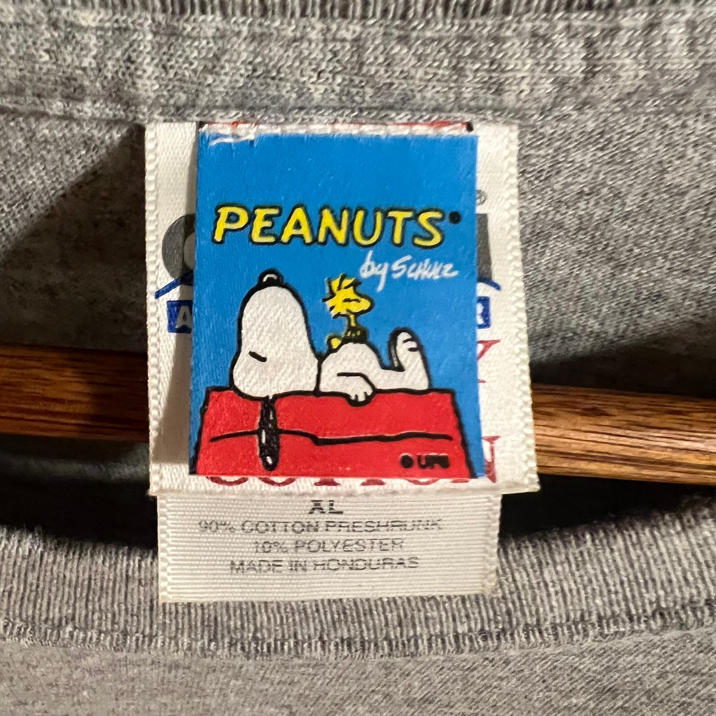 Vintage 2000’s Peanuts ‘Summer Picnic’ Graphic T-Shirt - Size XL - Heather Grey/Multi
