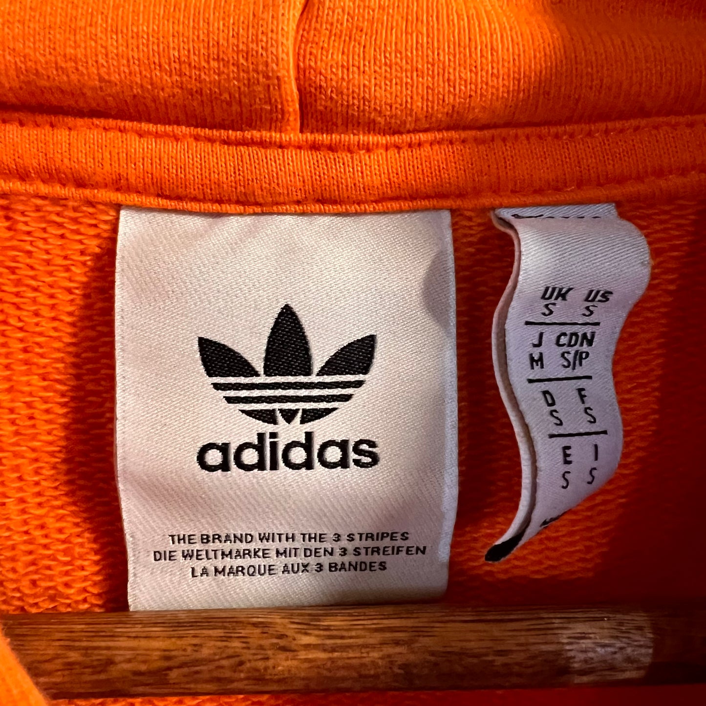 Adidas Sean Wotherspoon Adventure Superturf Hooded Sweatshirt - Size Small - Orange/Multicolor