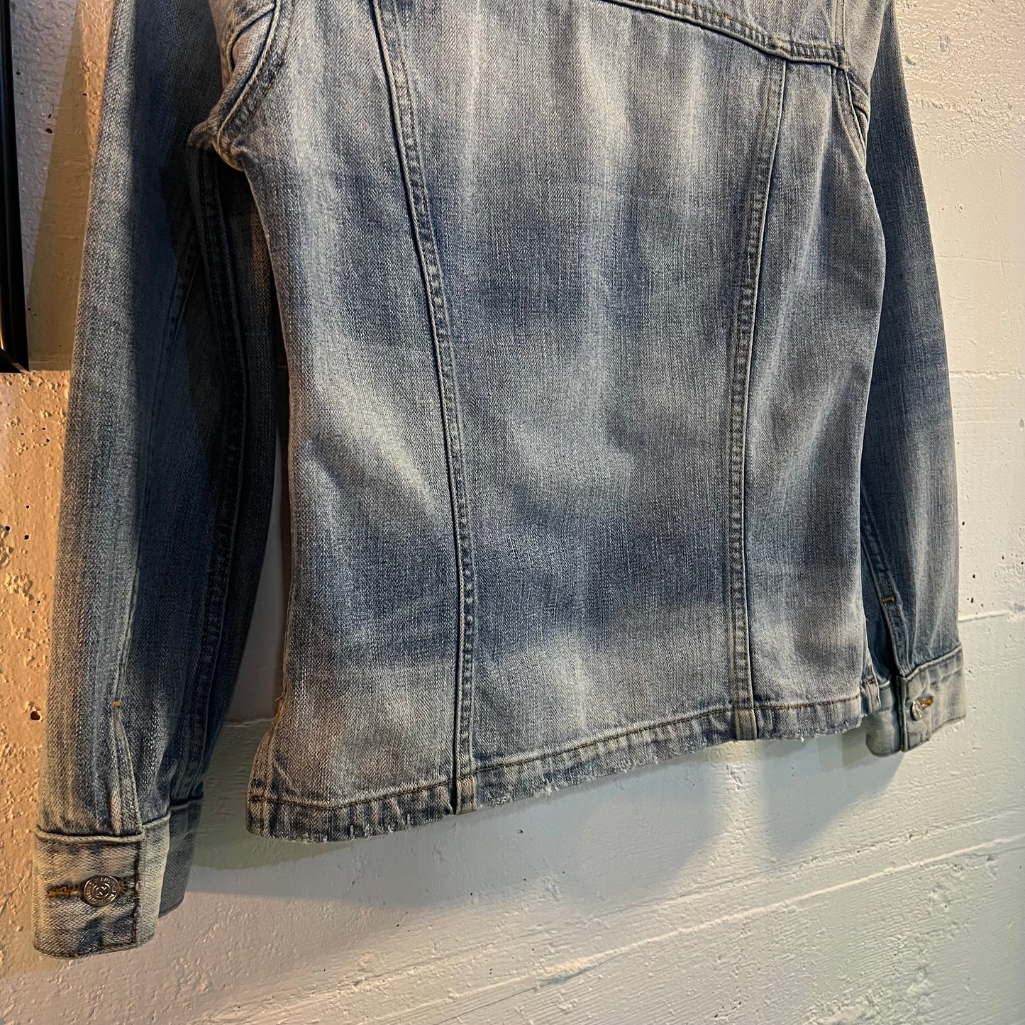 Vintage 2000's True Religion Denim Jacket - Size XS - Light Wash Denim