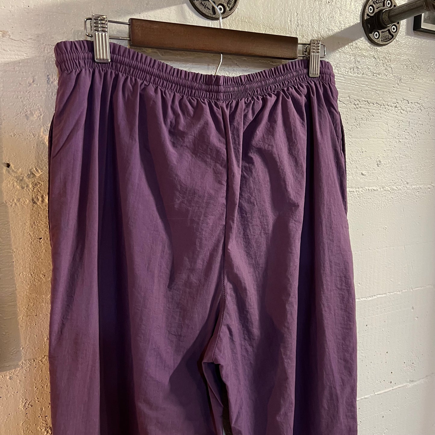 Vintage 90's JCPenney U.S. Olympics Embroidered Fleece Lined Track Pants - Size Medium - Aubergine