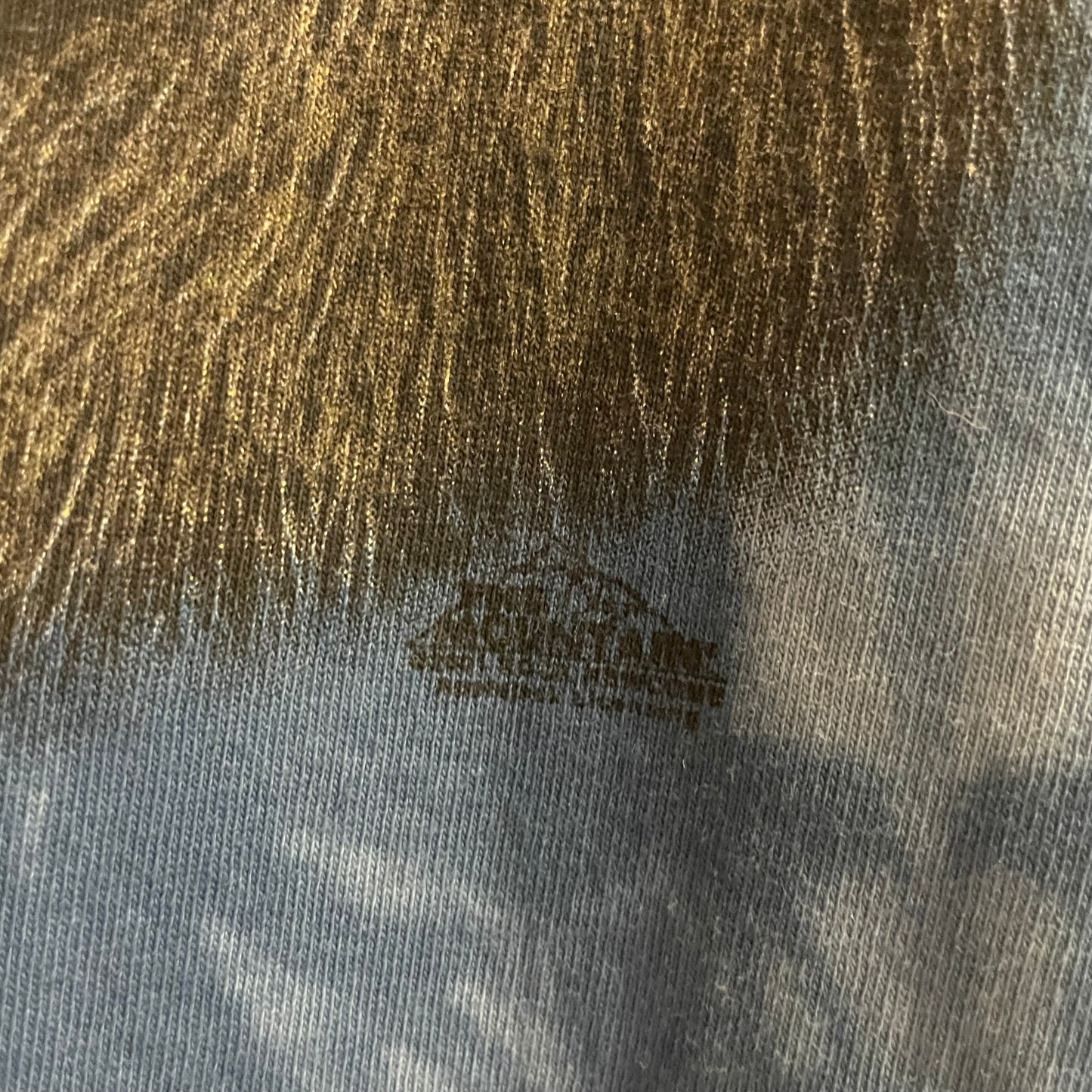 Vintage 2000's The Mountain Pandas By Rock Newcomb Mega Print Tie-Dye T-Shirt - SIze Medium - Printed In USA