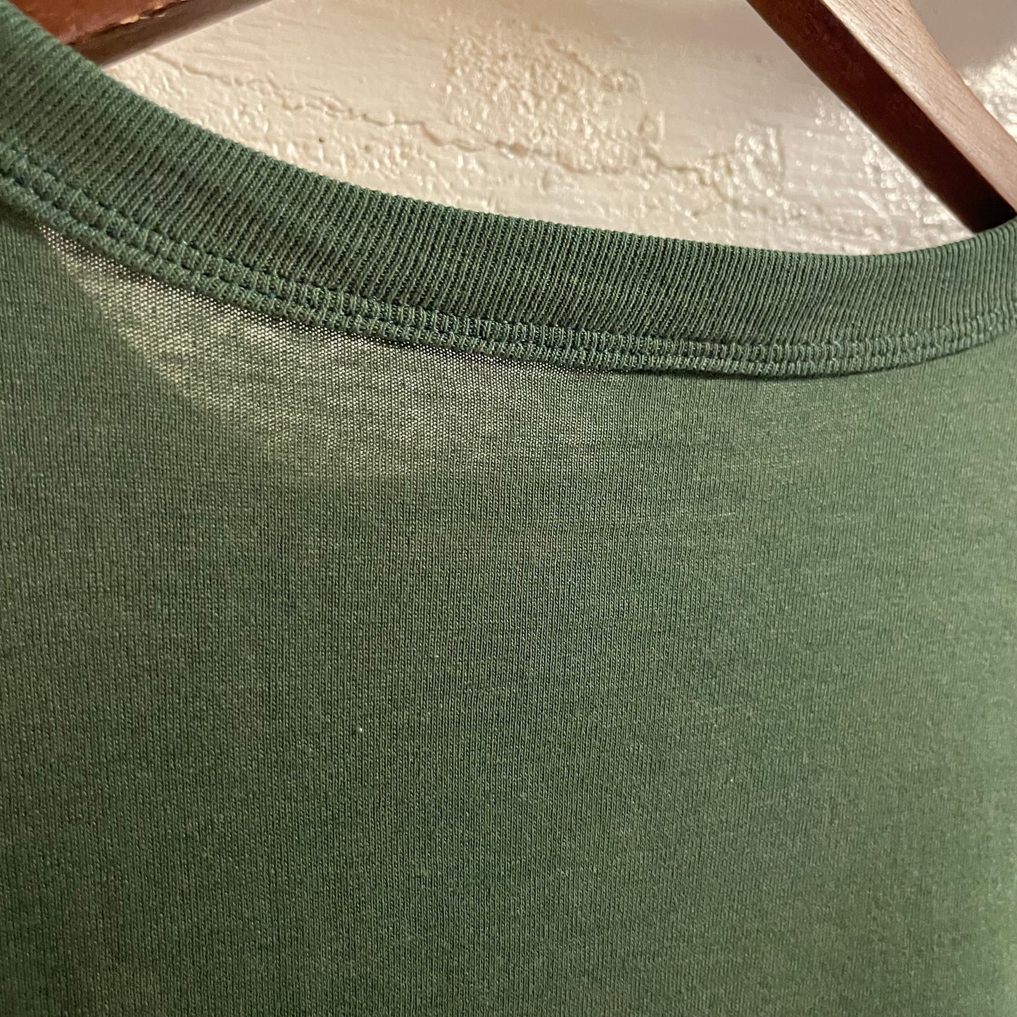 Vintage 80’s Clare Middle School Single Stitch T-Shirt - Size Large - Made In USA - Green/White