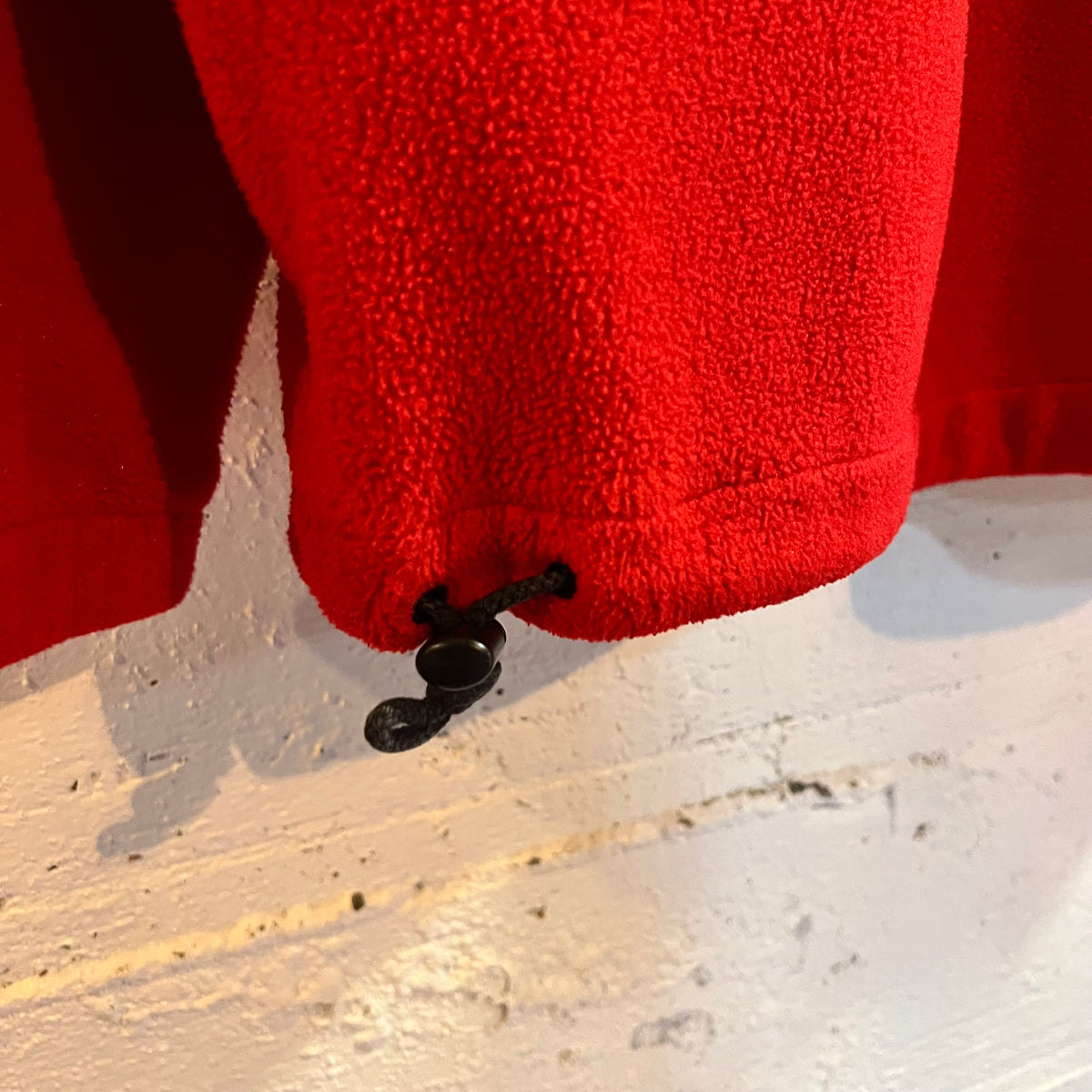 Vintage 90’s Eddie Bauer EBTEK 3/4 Zip Fleece Pullover Jacket - Size Large - Red/Black