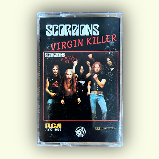 Vintage 1977 Scorpions ‘Virgin Killer’ Cassette Tape