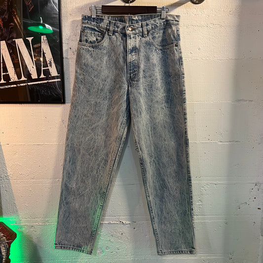 Vintage 90's Levi's Special Reserve 550 Acid Wash Denim Jean - Size 32" x 29" - Made In USA