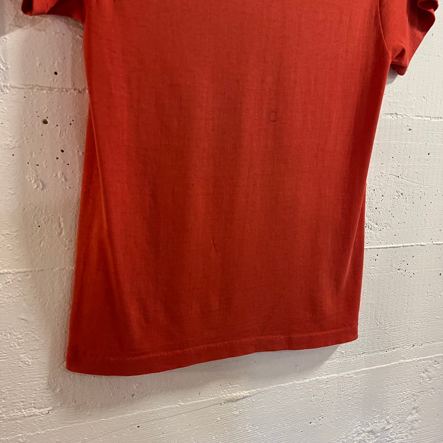 Vintage 80’s San Francisco 49ers NFL Single Stitch Baby Tee - Size Small - Made In USA - Red/Gold/Black/White