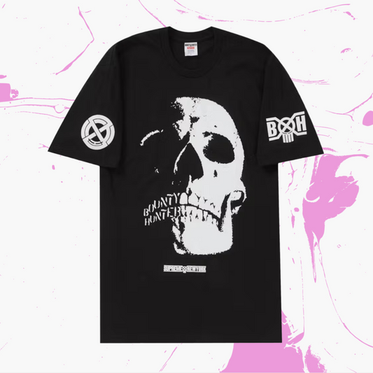 *New* Supreme x Bounty Hunter 'Skulls' T-Shirt (FW23) - Size Large - Made In USA - Black