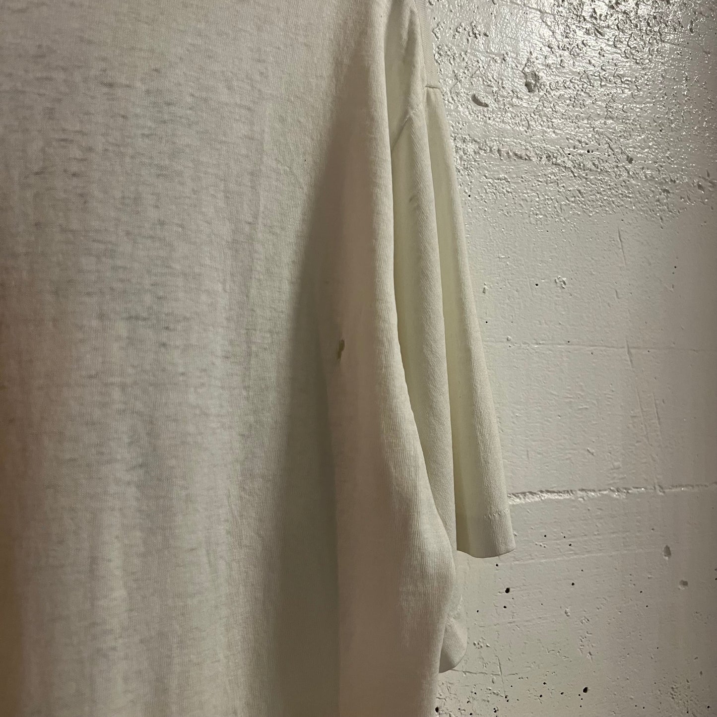 Vintage 1991 Distressed Seaside Souvenir Single Stitch T-Shirt - Size Large - Made In USA - White