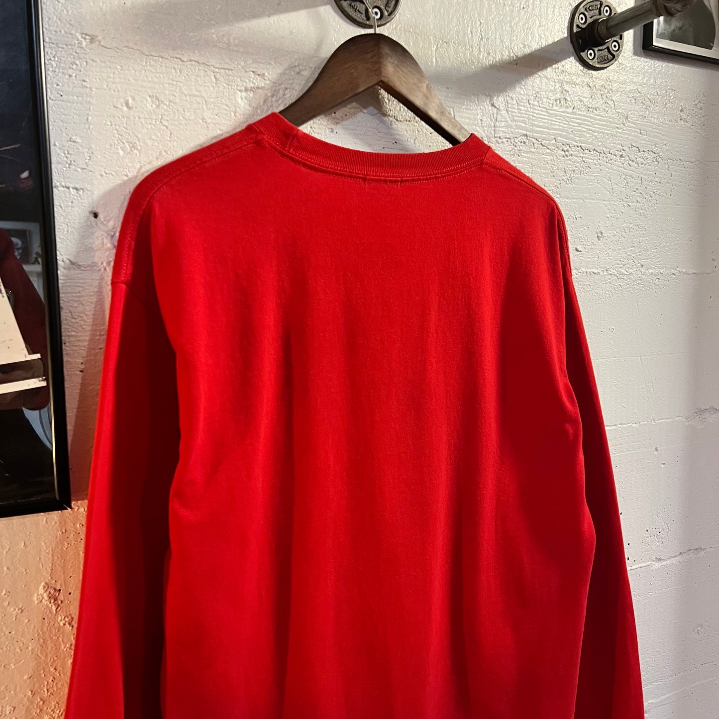 Vintage Calgary Flames NHL Long Sleeve T-Shirt - Size Large - Red/Multi