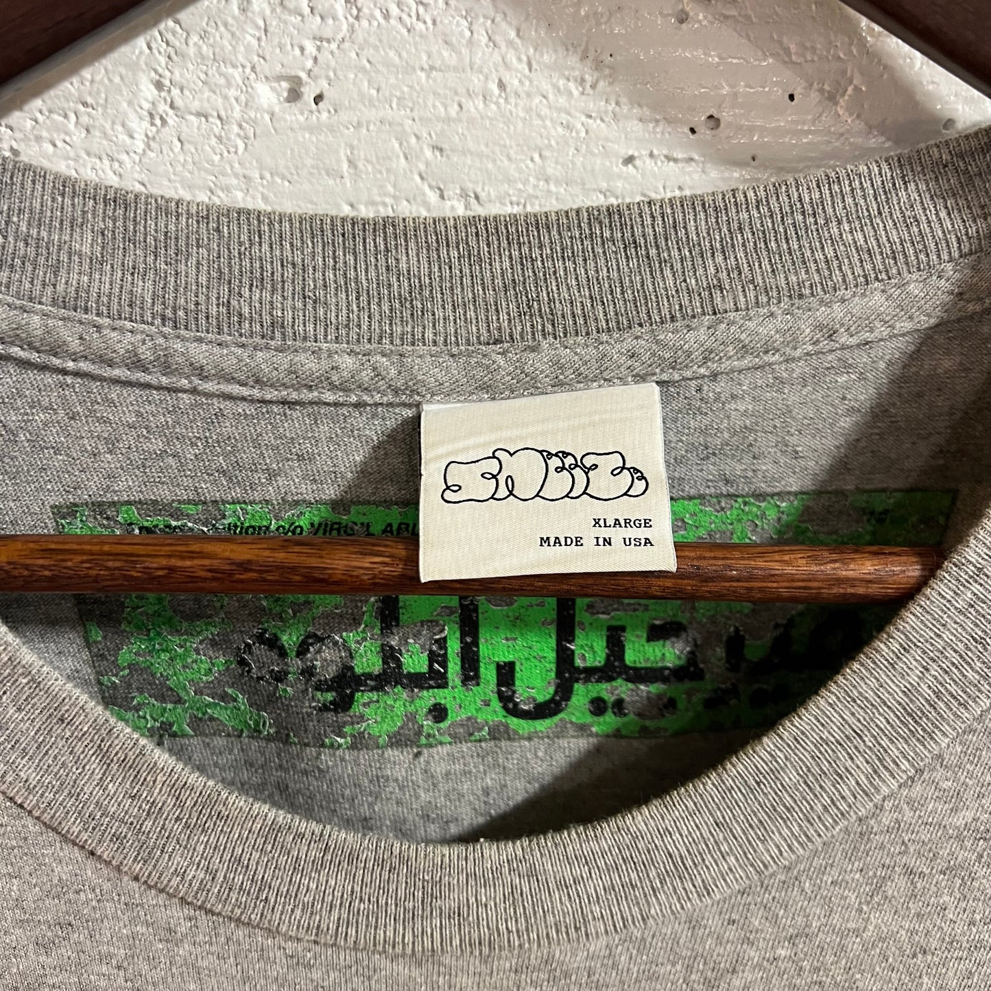 *Pre-Owned* Sneeze Magazine x Virgil Abloh No. 50 2021 Graphic T-Shirt - Size XL - Made In USA - Heather Grey