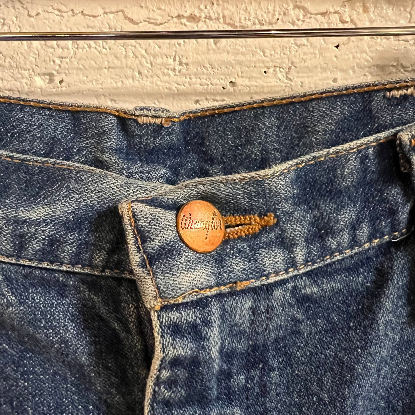 Vintage 90's Wrangler Women's Cowboy Cut High Rise Denim Jeans - Size 13/14 X 32 -  Made In USA - 12MWZG