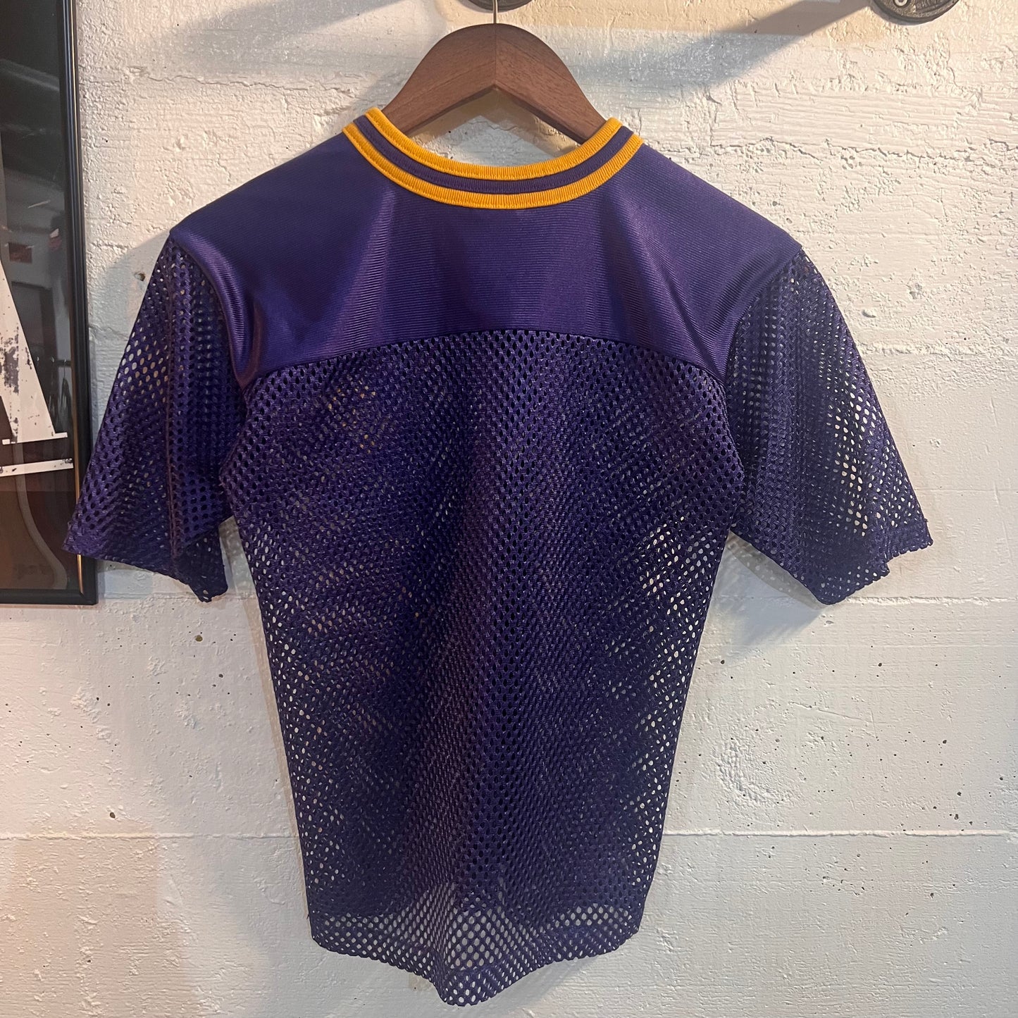 Vintage NFL Vikings Mesh Football Jersey - Size Youth Medium - Made In USA