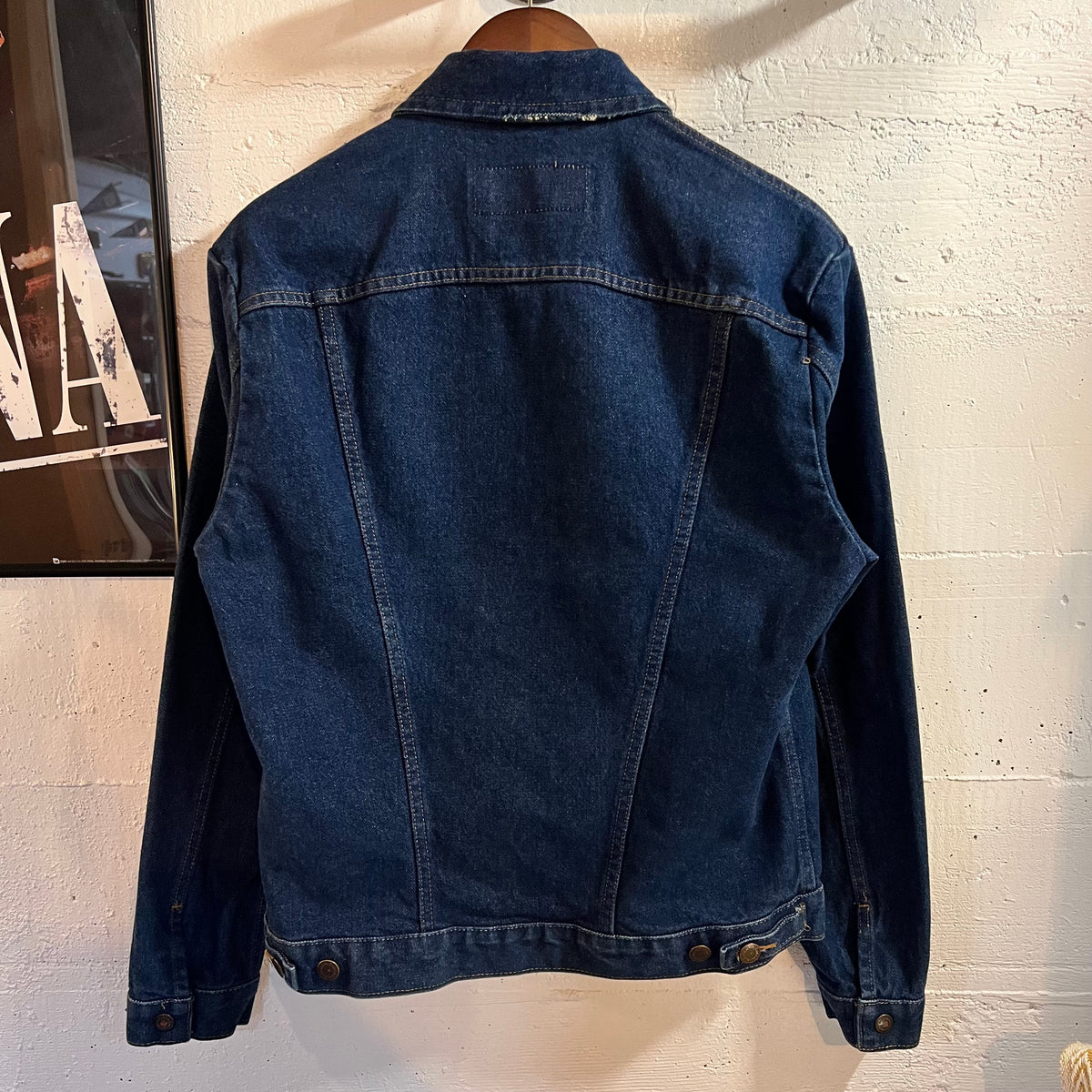 Vintage 2000’s Wrangler Cowboy Cut Unlined Denim Jacket - Size Small - Dark Wash