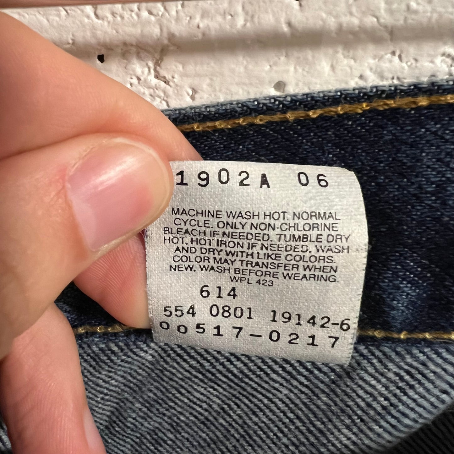 Vintage 90's Levi's 517 Boot Cut Dark Wash Denim Jeans - 30" x 32" - Made In USA - Dark Wash Indigo