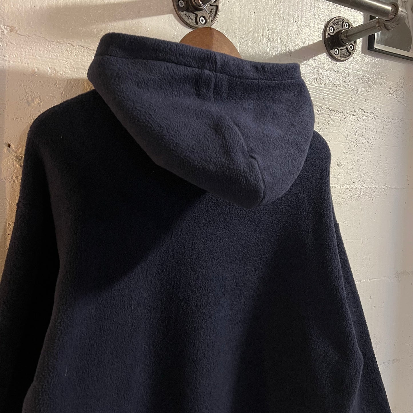 Vintage Embroidered Ketchikan, Alaska Zip Up Hoodie Fleece - Size Large - Made In USA - Navy