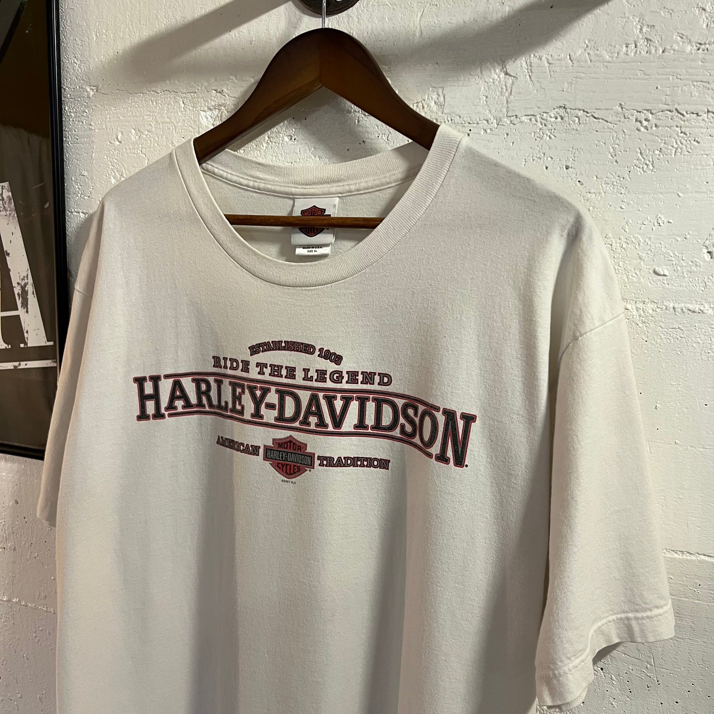 Vintage 2007 Harley Davidson Grand Canyon ‘Sedona, AZ’ Graphic T-Shirt - Size XL - Made In USA - White/Multi
