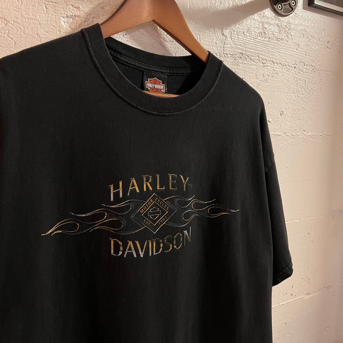 Vintage 2006 Harley Davidson Beartooth Pass Red Lodge, MT Graphic T-Shirt - Size XL - Made In USA - Black/Multi