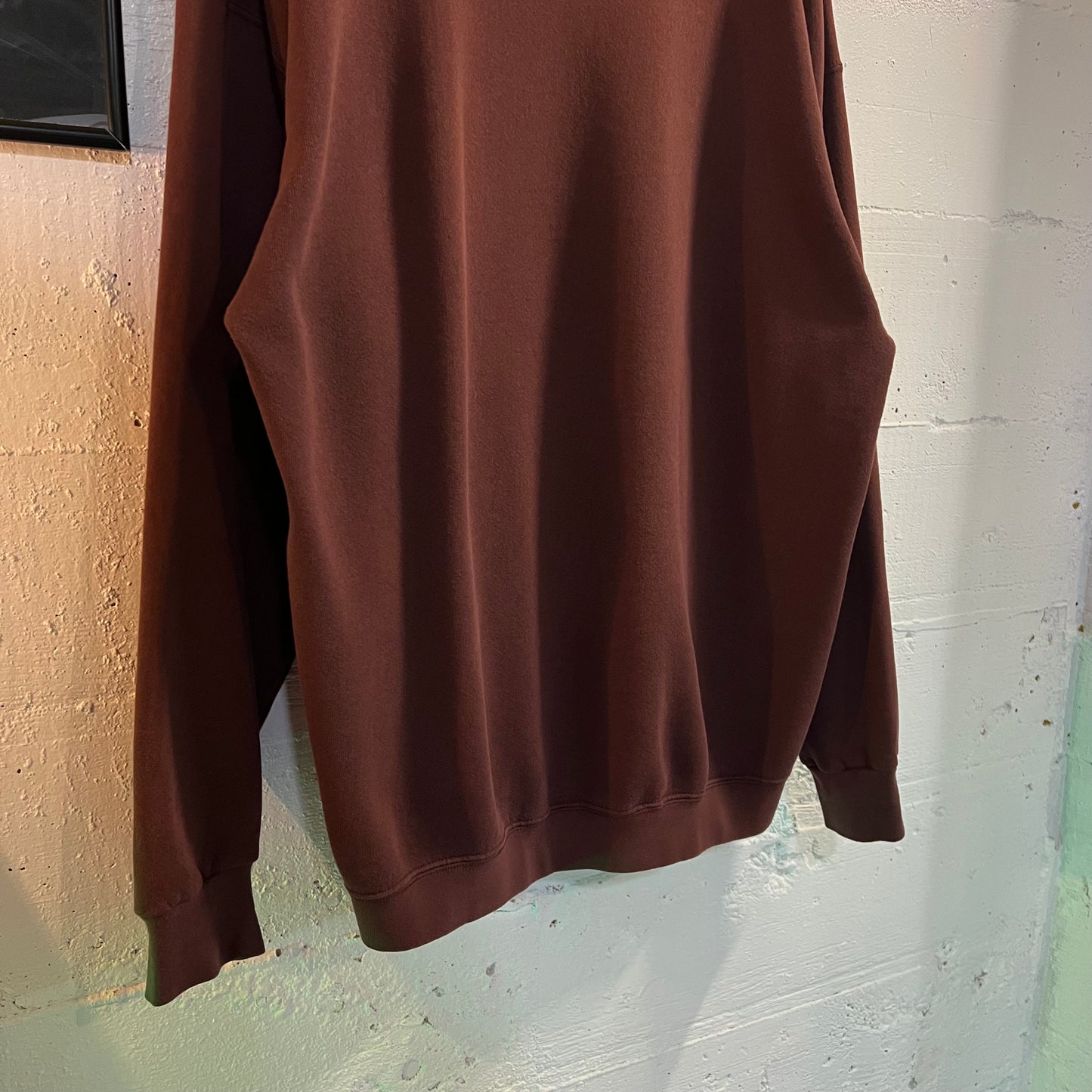 Vintage 90's Distressed Nike Embroidered Spellout Swoosh Logo Crewneck Sweatshirt - Size XL - Made In USA